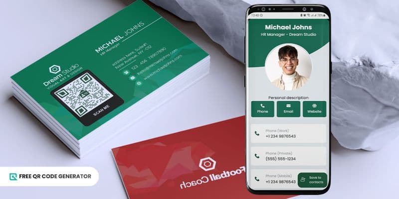 Wie funktioniert ein vCard-QR-Code und wie wird er verwendet?