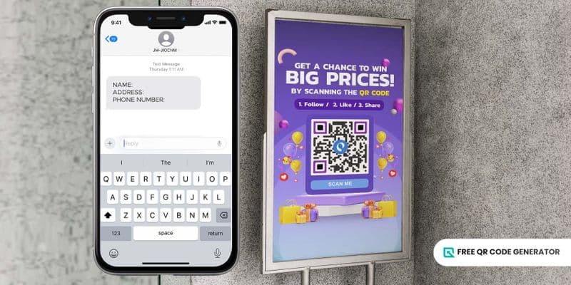7つのステップでSMS用のQRコードを作成する方法
